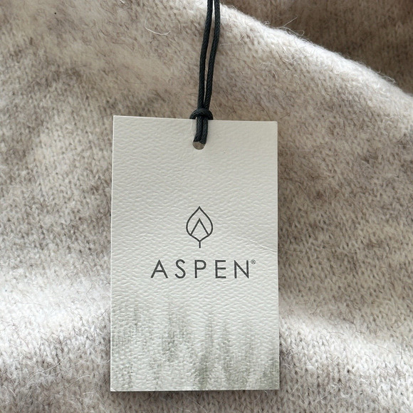 Aspen women's fair isle cardigan brown long sleeves size M - Picture 4 of 10